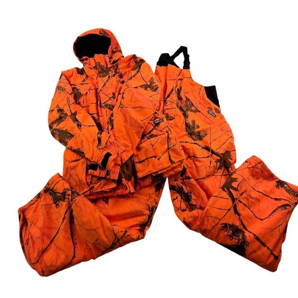 Grander Mountain Men's Realtree  Waterproof Tech20 Breathable Orange Camo Jacket